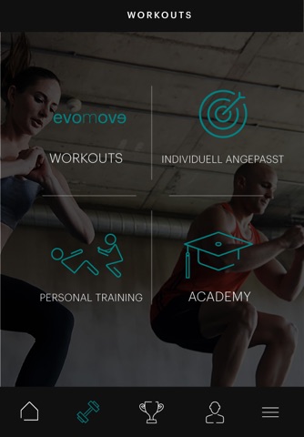 EVOmove Workouts screenshot 2