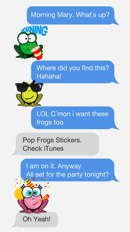 Pop Frogs Stickers