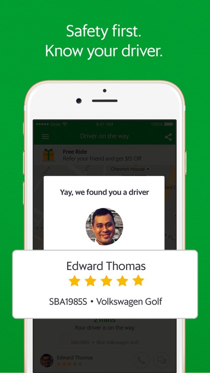 Grab - Car, Taxi, Bike Booking App