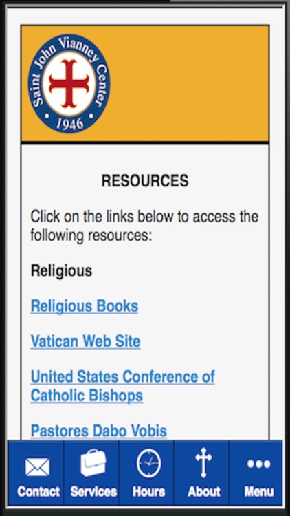 Saint John Vianney Center screenshot-3