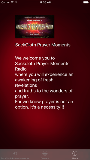 Sackcloth Prayer Moments Radio(圖3)-速報App