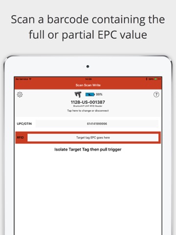 RFID Scan Scan Write screenshot 2
