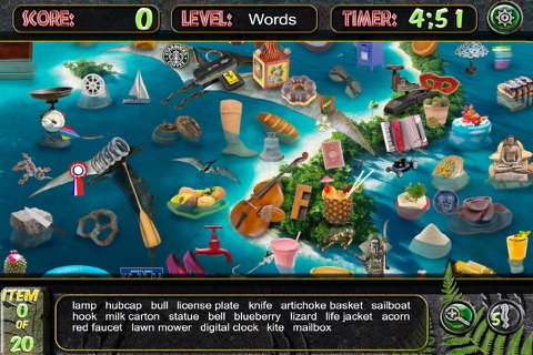 Hidden Objects: Jurassic Dinosaur Adventures screenshot 2