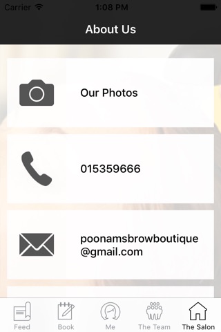 Poonams Brow Boutique screenshot 3