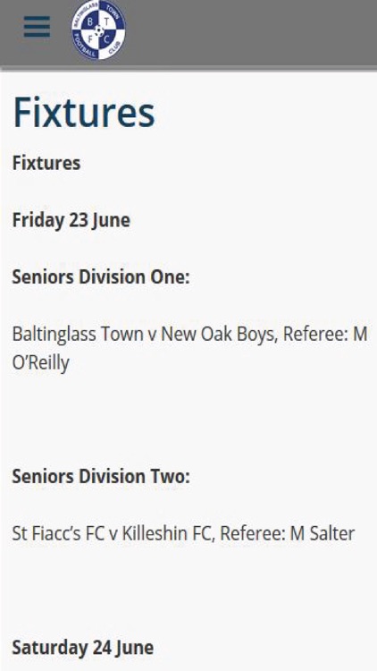 Baltinglass Town AFC screenshot-3