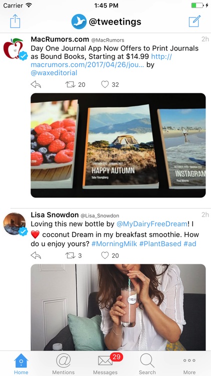Tweetings - Twitter Client for iPhone