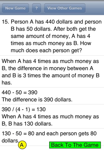 TroveMath 1 Number Operation Practice screenshot 2