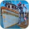 Futuristic Robot Boat Mechanic - Pro