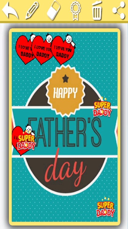 Father's Day Greetings & Card Maker For #1 DAD