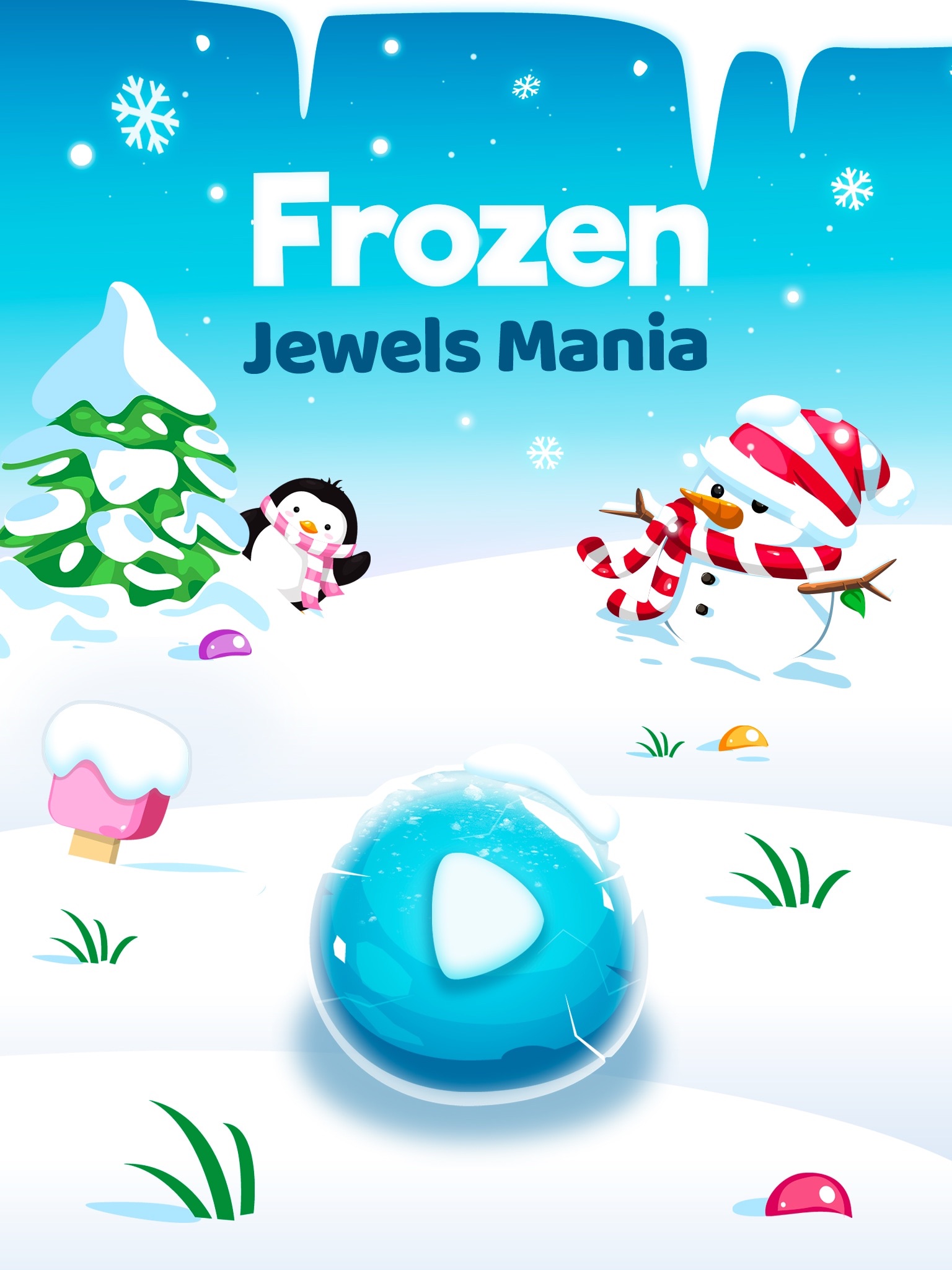 Frozen Jewels Mania - Match 3 Gems Puzzle Legend screenshot 3