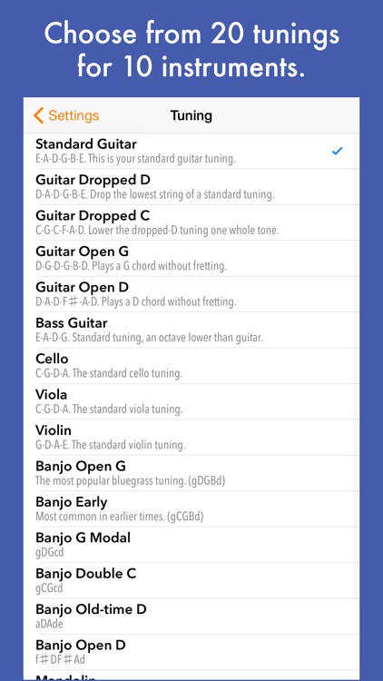 Tuna Pitch - chromatic tuner