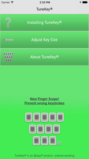 TuneKey® -  Key Size & Finger Scope(圖1)-速報App