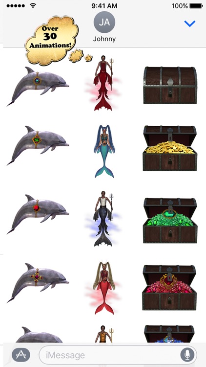 Where's the Dolphin Sticker Pack for iMessage screenshot-3