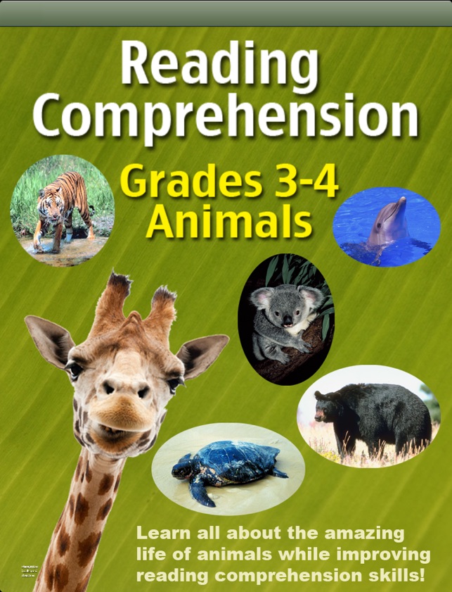 Reading Comprehension: Animals, Grades 3-4(圖1)-速報App