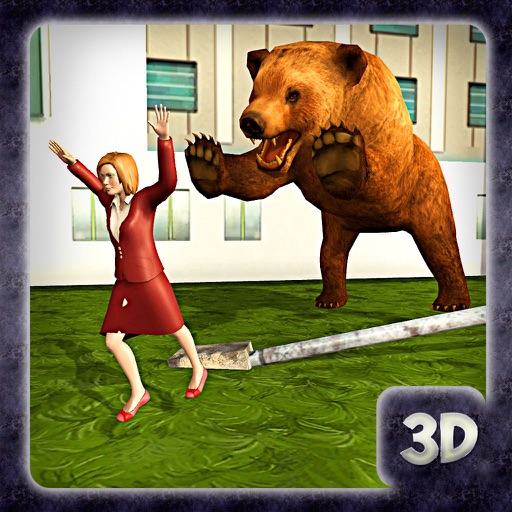 Wild Grizzly Bear City Attack Sim 3D