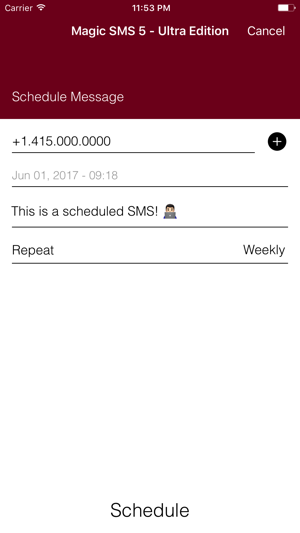 Magic SMS 5 Ultra Edition: Schedule Text Messages(圖1)-速報App