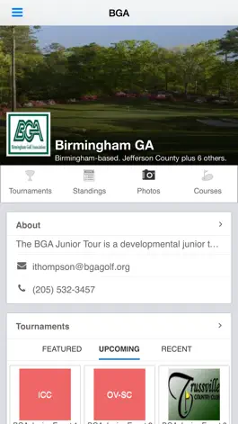 Game screenshot BGA - Birmingham Golf Assoc mod apk
