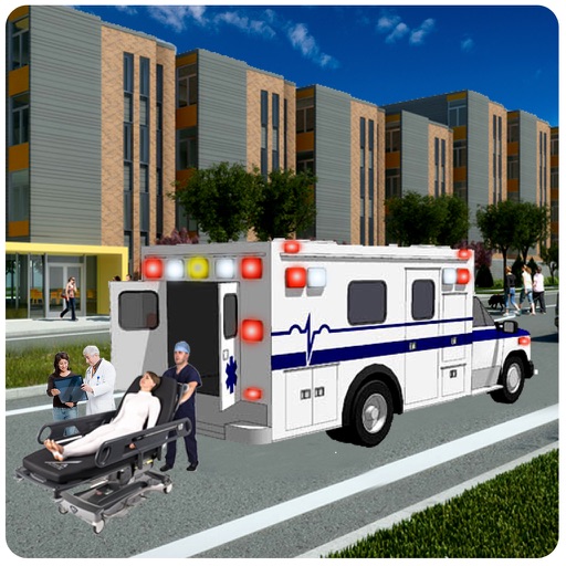 Speed Driving Ambulance Rescue Game 3D - Pro