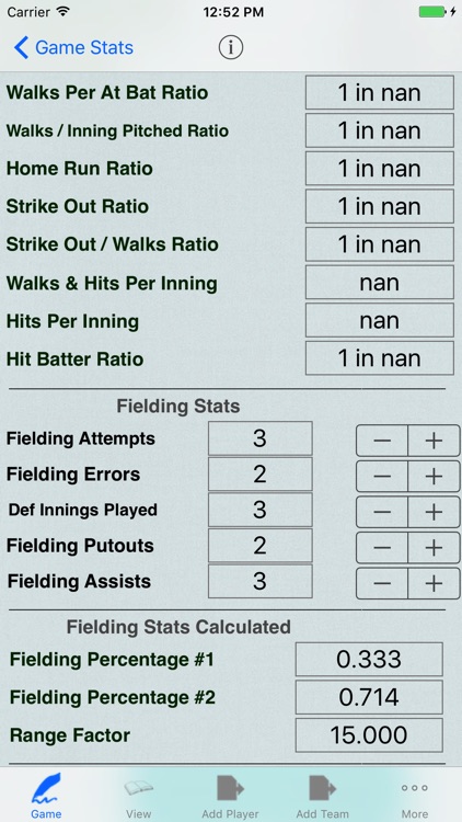 Baseball Player Stats Tracker for Game Statistics screenshot-3