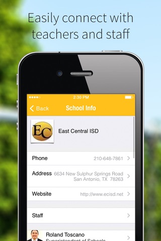 East Central ISD screenshot 2