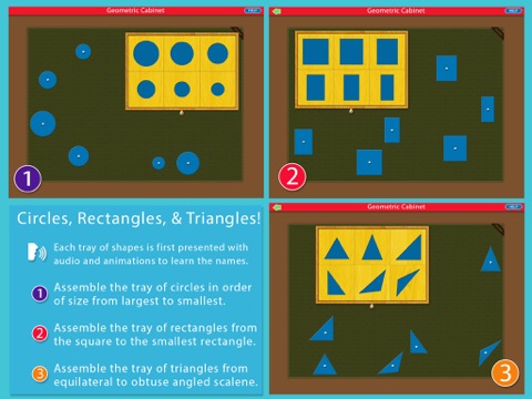 Montessori Geometric Cabinet screenshot 3