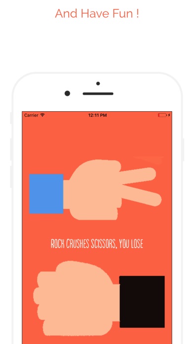 Rock Paper Scissors — with extension for iMessage screenshot 3