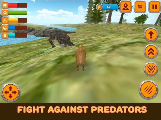 Screenshot #6 pour Capybara Wild Life Simulator 3D