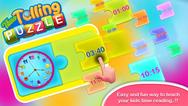 Time Telling Jigsaw Puzzle For Kids(圖2)-速報App