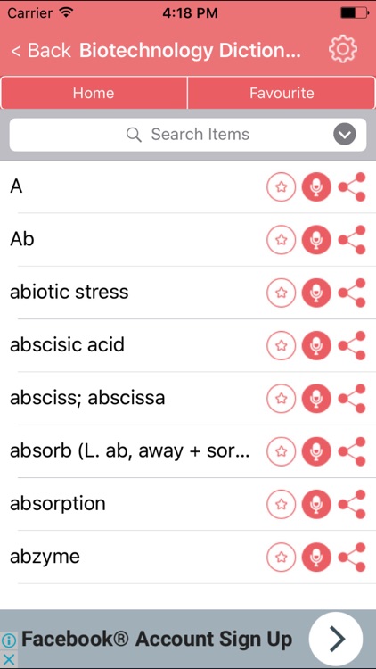 Biotechnology Dictionary - Concepts Terms