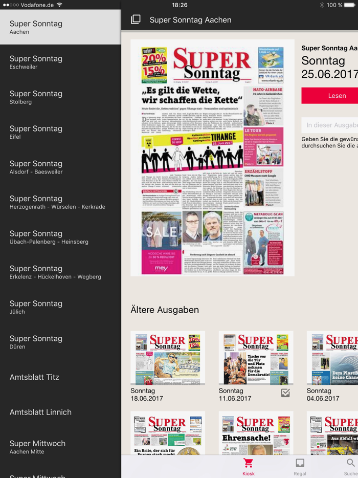 Super Sonntag / Super Mittwoch ePaper