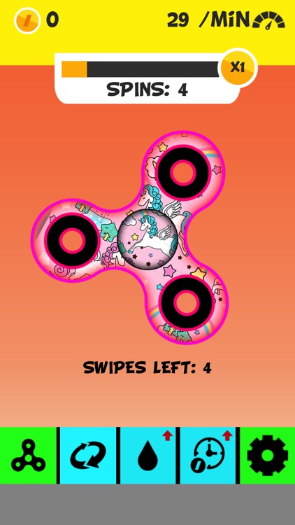 Fidget Spinner - Stress Reliever Simulator Game