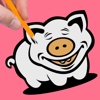 Farm Pig Coloring Book Games Education