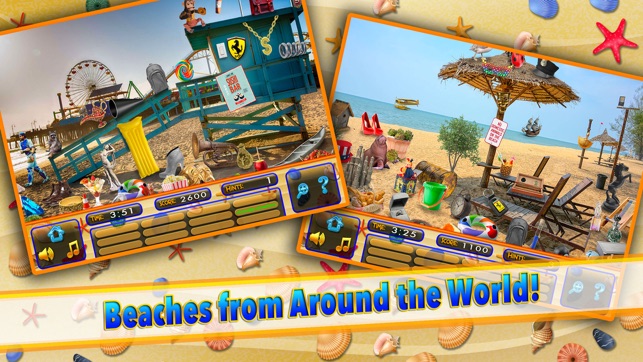 Hidden Object Summer Beach Vacation Spy Objects(圖3)-速報App