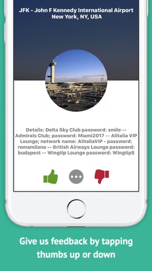 Travel Hackr - Airport Wifi and Lounge Passwords(圖3)-速報App