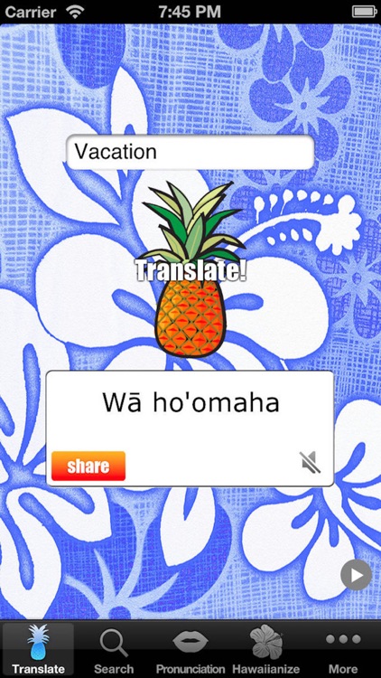 Hawaiian Words - Translation and Dictionary