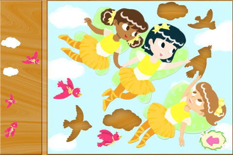 Fairy Ballerina Puzzles: Gold screenshot 4