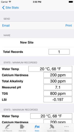 Langelier Saturation Index, LSI Job Logbook(圖2)-速報App