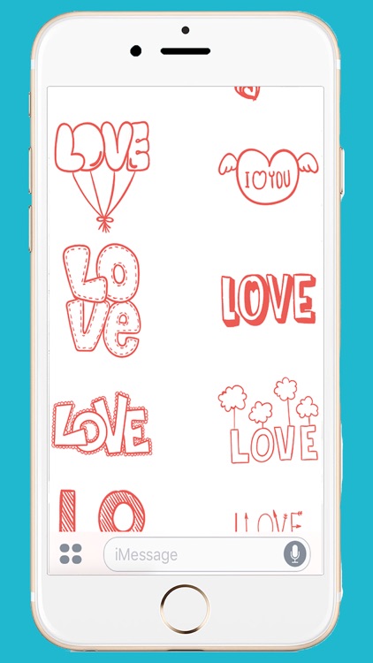 Hand Drawn: Love Sticker Pack