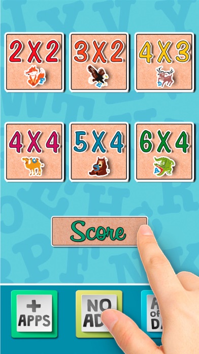 "Alphabet Find the Pairs Learning & memo Game  " screenshot 2