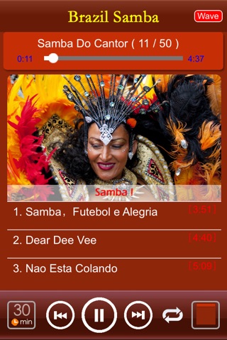 [5 CD] Brazil Music - Samba·Football·Joy screenshot 3