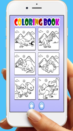 Coloring Book Dinosaurs  Games For Kids(圖2)-速報App