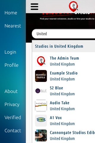 Voiceover Studio Finder screenshot 2