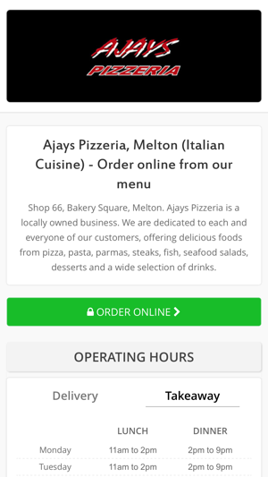 Ajays Pizzeria Melton(圖2)-速報App