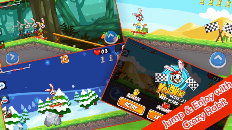 Play Rabbit Skater Dash -True Skating Champ Run!