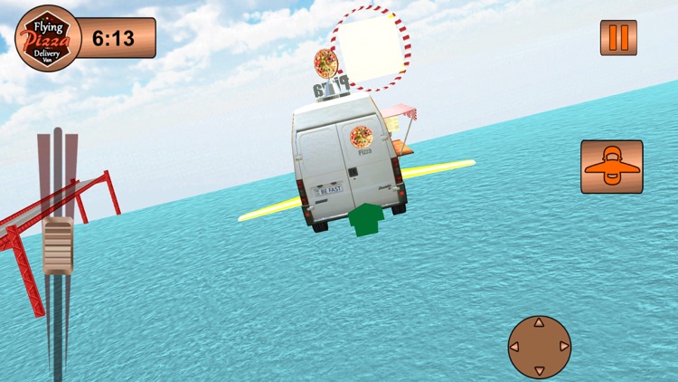 Flying Pizza Delivery Van – Ultimate Driving Fun