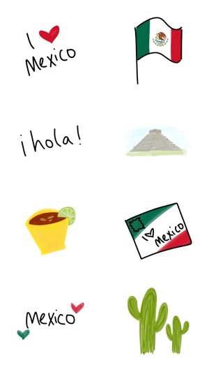 Mexico stickers for iMessage, Mexican photo emojis(圖2)-速報App