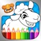 123 Kids Fun COLORING BOOK - Free Educational Draw and Color Game for Preschool Kids and Toddlers - classic coloring educational app for little artists