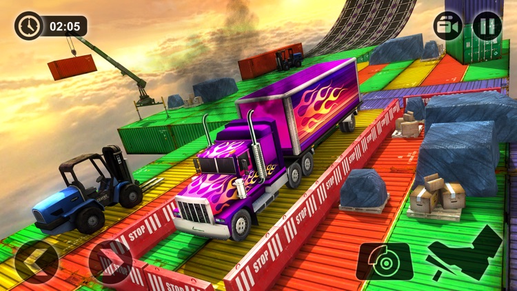 Hard Driving Truck simulator - Dangerous Tracks screenshot-3