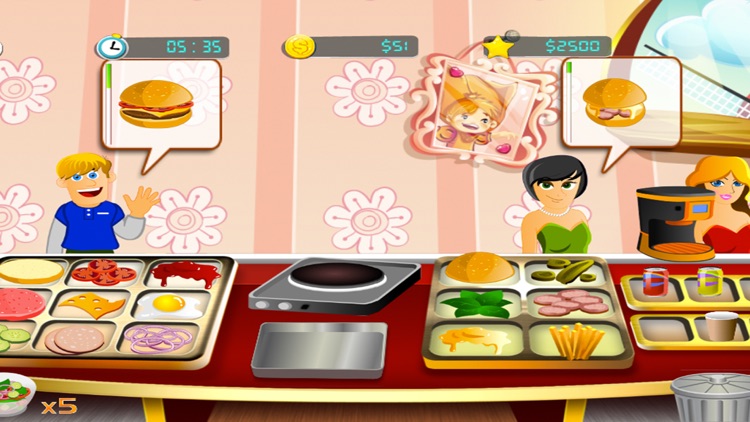 Burger Cooking Fever: Food Court Chef Game