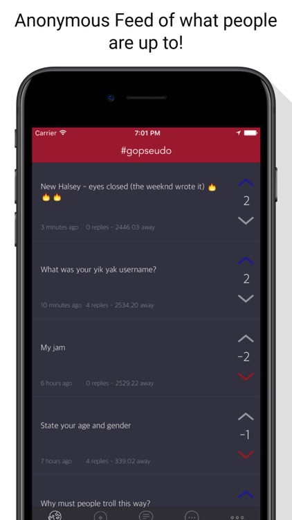 pseudo - Anonymous Social Experience Chat Local
